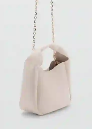Bolso M Paco Offwhite Talla 99 Mujer Mango