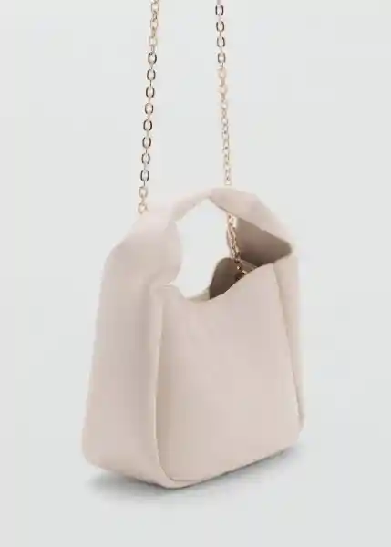 Bolso M Paco Offwhite Talla 99 Mujer Mango