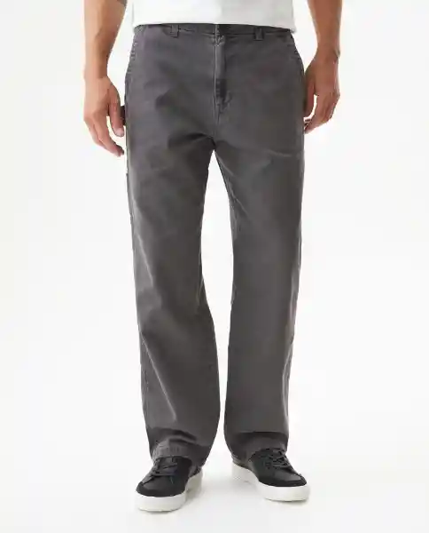 Pantalón Racing Carpenter Masculino Gris Iman Talla 34 Chevignon