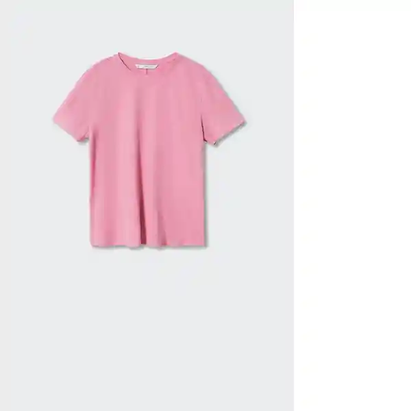 Camiseta Li-W Rosa Talla L Mujer Mango