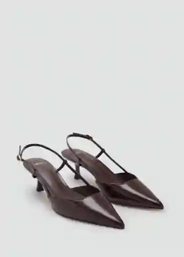 Zapatos Tonio Chocolate Talla 38 Mujer Mango