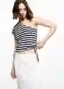 Camiseta Marina Navy Talla 20 Niña Mango