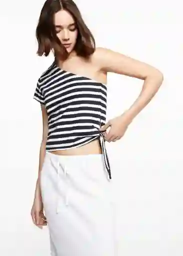 Camiseta Marina Navy Talla 20 Niña Mango