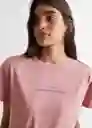 Camiseta Create Rosa Talla 20 Niña Mango