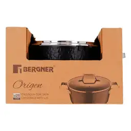 Bergner Cacerola Aluminio Tapa 28 x 15 cm BG34996BK