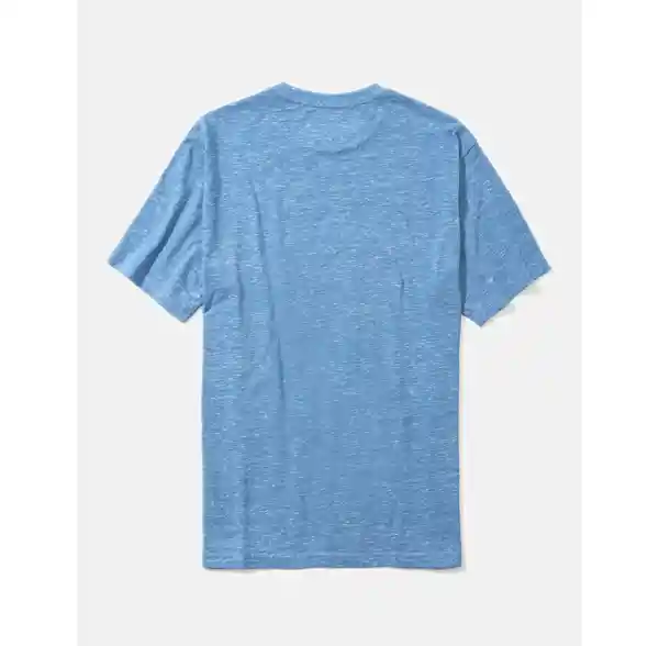 Camiseta Hombre en Azul T. Medium American Eagle