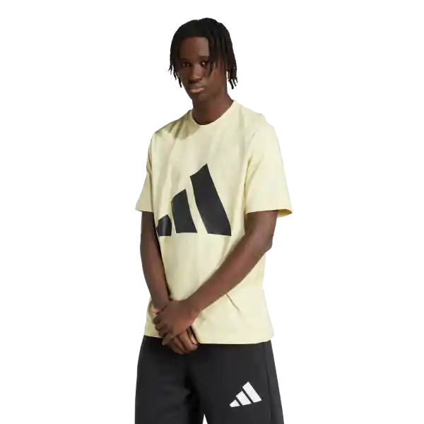 Adidas Camiseta Bl Sj Manga Corta Hombre Amarillo Talla M