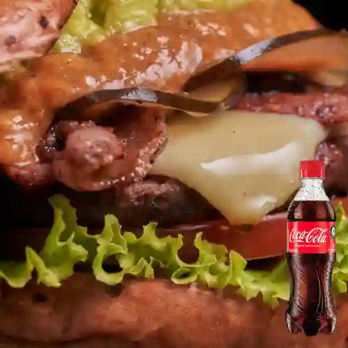 Combo burger mexicana + coca cola pet