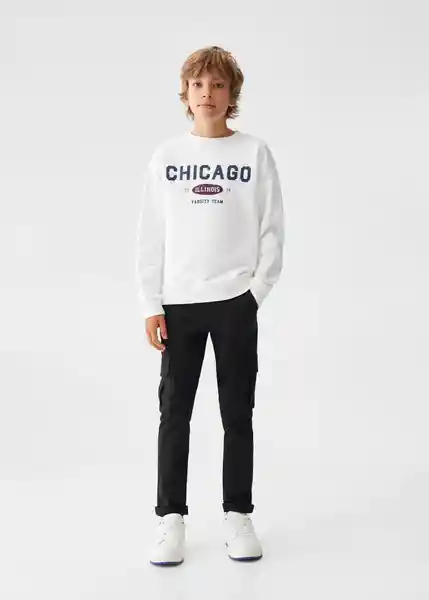 Sudadera Albert51 Off White Talla 08 Niños Mango