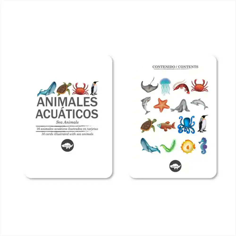 Flash Cards Animales Acuaticos