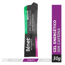 Benet Gel Energetico Sport Sabor Natural Manzana sin Cafeína