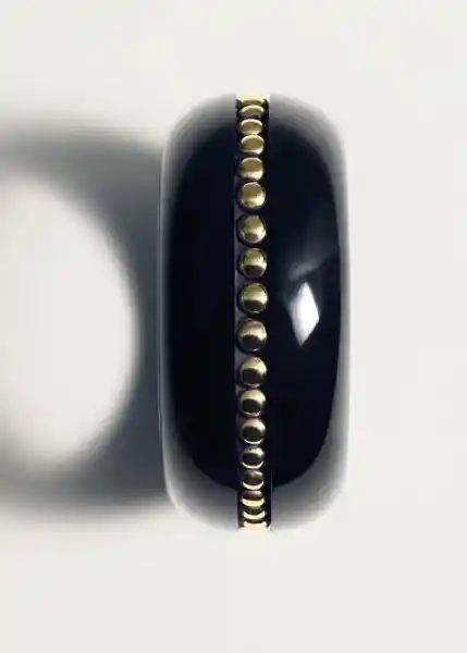 Pulsera Joana Negro Talla 99 Mujer Mango