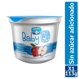 Yogurt Natural Manzana Alpina Baby Gü Vaso 113 g