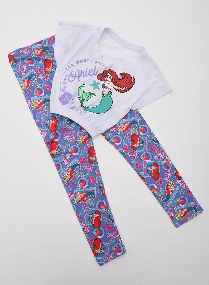 Conjunto Princesas Color Blanco Talla 10 763