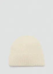 Gorro Mohi Crudo Mujer Mango