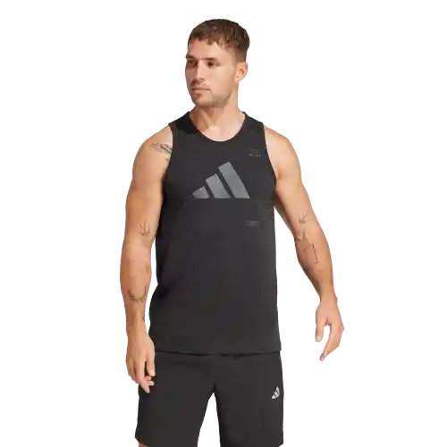 Adidas Camiseta Manga Sisa Entrenamiento Hombre Negro Talla L