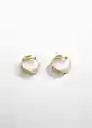 Pendientes Mariela Oro Talla 99 Mujer Mango