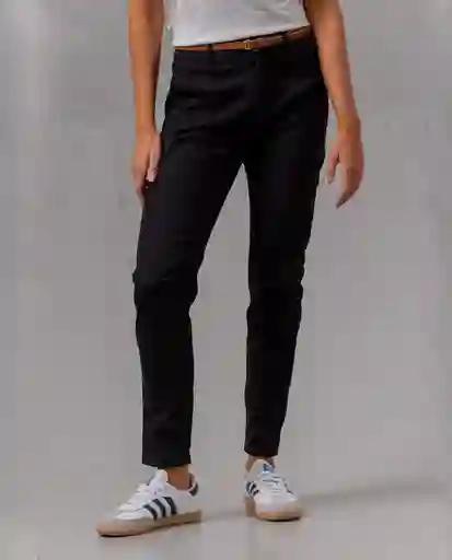 Pantalón Mujer Negro 6 260F100_NEG194007 Rifle
