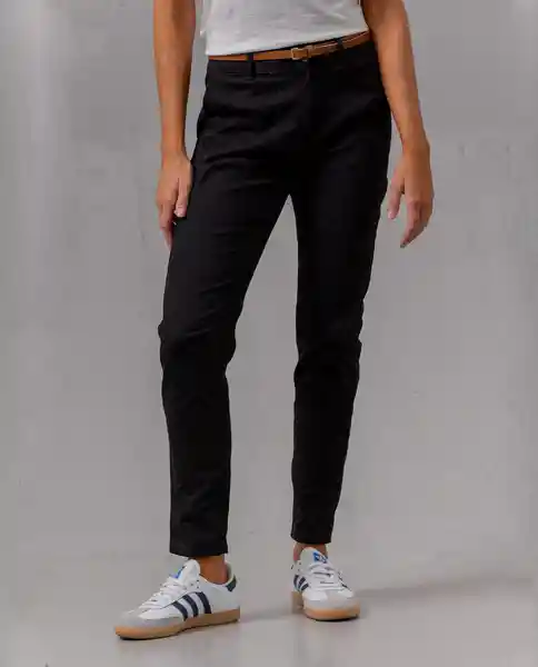 Pantalón Mujer Negro 6 260F100_NEG194007 Rifle