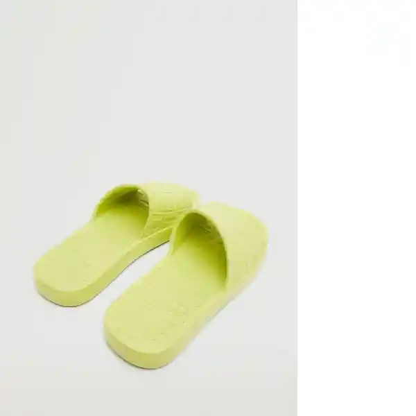 Sandalias Beach Amarillo Talla 37 Mujer Mango