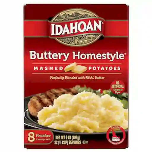 Idahoan Puré de Papas Con Mantequilla al Estilo Casero