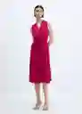 Vestido Susa-W Fucsia Talla S Mujer Mango