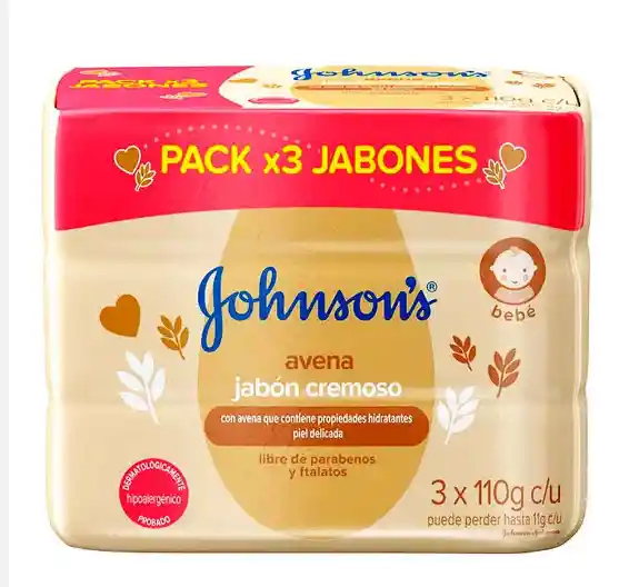 Jhonsons Jabon Baby X 3 X 110gr