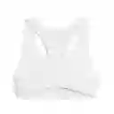 Puma Brasier 4Keeps Para Entrenamiento de Mujer Blanco Talla M