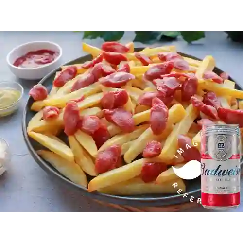 Combo Papas Tío Toro + Cerveza Budweiser Lta 269ml