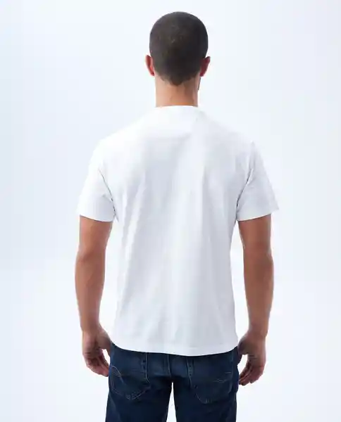 Camiseta Hombre Blanco Talla L 842F001 Americanino