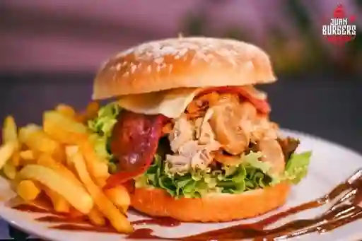 Hamburguesa con Champiñones
