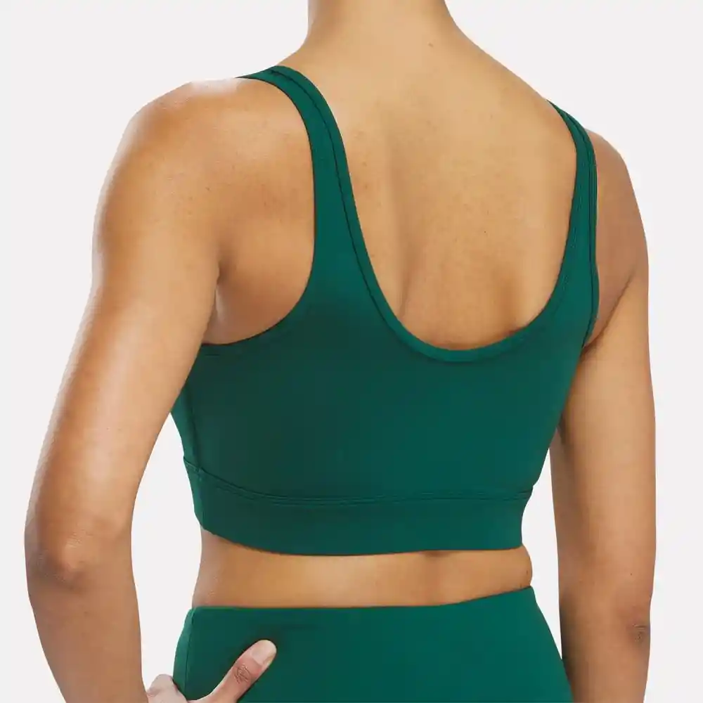 Reebok Crop Activ Coll Dreamblend Bra Mujer Verde S