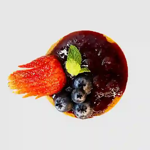 Tartaleta de frutos del bosque.