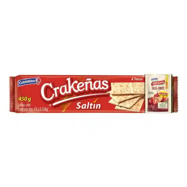 Galleta Crakeñas Saltín + Salsa