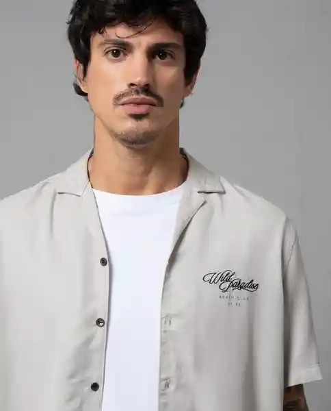 Camisa Hombre Beige Talla L 111G005 Rifle