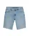 Bermuda Claro Masculino Azul Cristalino Claro Talla 36 Chevignon