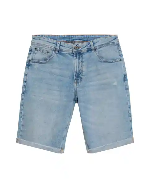 Bermuda Claro Masculino Azul Cristalino Claro Talla 36 Chevignon