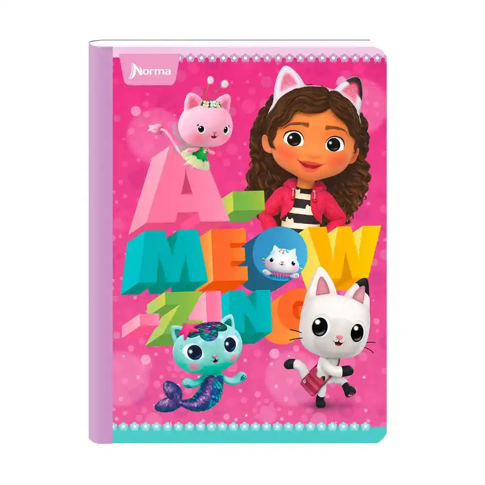 Norma Cuaderno Cosido Gabby´s Dollhouse Doble Línea Frozen