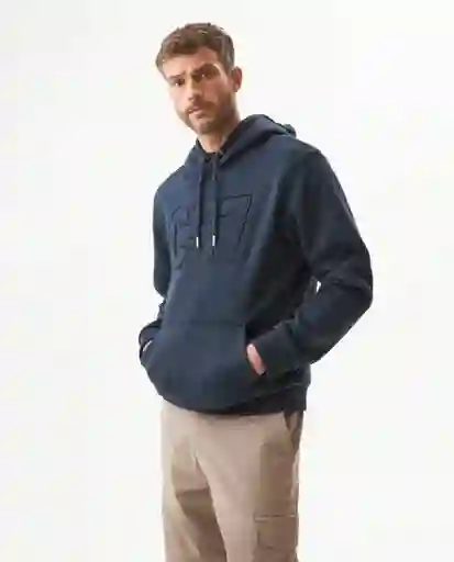 Buzo Hoodie C57 Azul Medianoche Ultraoscuro Talla XL Chevignon