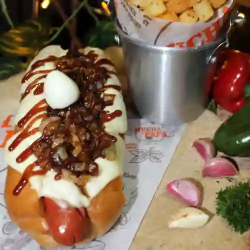 Perro Caliente Americano Bbq