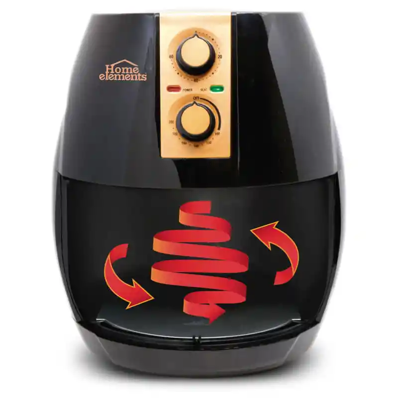  Freidora De Aire 7 Litros  Big Fryer  Home Elements  