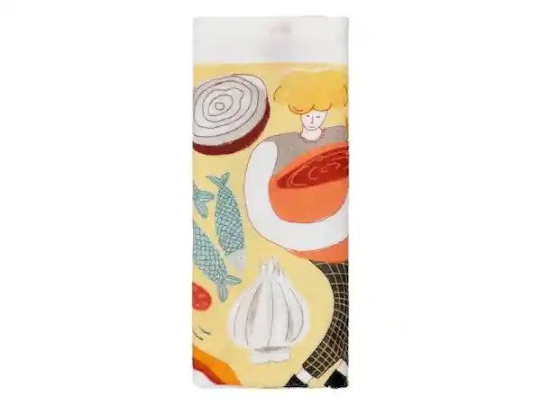 Paño de Cocina Velour Beige Casaideas