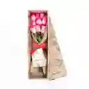 Caja 9 Rosas Rosadas