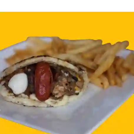 Combo arepa rellena especial