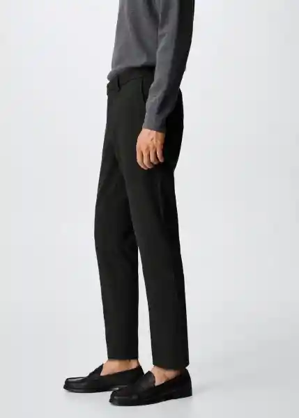 Pantalón Polen Dark Caza Talla 38 Hombre Mango