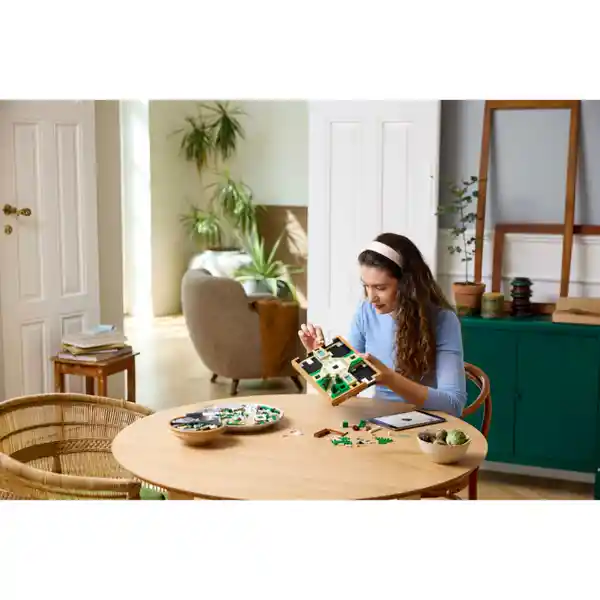 Set Construcción Jardín Con Fuente Lego