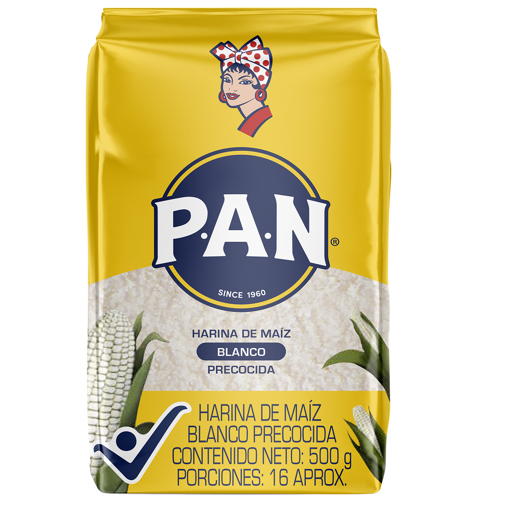 Pan Harina Precocida de Maíz Blanca 500g