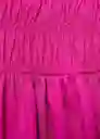 Vestido Clara Fucsia Talla S Mujer Mango