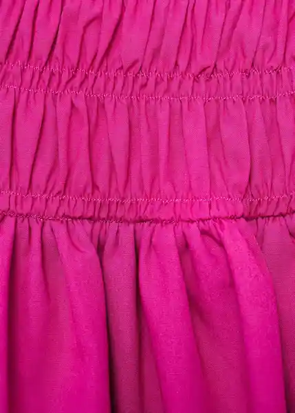 Vestido Clara Fucsia Talla S Mujer Mango