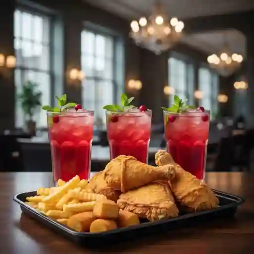 Combo broaster 6 presas